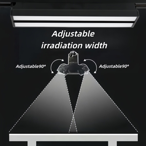 Hot bán đen Nhôm Cơ thể đèn theo dõi ánh sáng 100 wát lumen cao LED tuyến tính ánh sáng theo dõi cho kệ siêu thị - Product Image 4