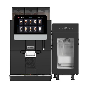 Commercial <b>Fully</b> <b>Automatic</b> Espresso <b>Coffee</b> <b>Machine</b> With One-Touch Fresh Ground Maker 304 Stainless Steel <b>Automatic</b> Operation Ens - Product Image 1