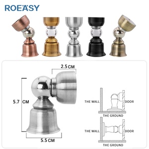 Roeasy מגנט נירוסטה דלת פקק/דלת מגנטית מחזיק/אסלת זכוכית דלת נסתרת Doorstop