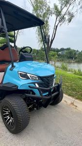 Carrito de Golf en Venta, 4 Plazas, Buggy de Acero para Pasajeros, Mini Carro de Golf Eléctrico con Certificación Dot CE GCC EEC para Carreteras No Públicas - Product Image 3