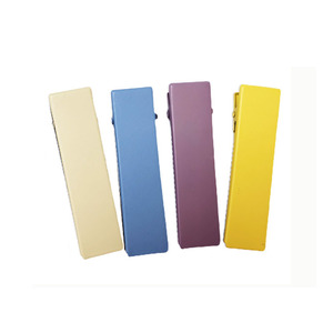 Fermaglio per capelli in gomma stile coreano all'ingrosso, colore caramella, accessori per capelli, fermaglio a becco d'anatra quadrato opaco per donna - Product Image 4