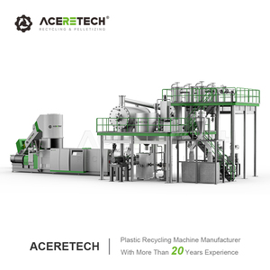 Hoàn toàn tự động 1T-5t/h chất thải nhựa pet chai tái chế pelletizing máy với trạng thái lỏng trùng hợp hệ thống LSP - Product Image 6