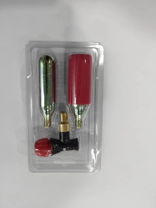 DE RONG Vente en gros de cartouches de <span class=keywords><strong>CO2</strong></span> filetées de 16 g avec <span class=keywords><strong>pompe</strong></span> de gonflage pour vélo 3/8-24UNF, kit d'outils de réparation de vélo pour route et VTT - Product Image 3