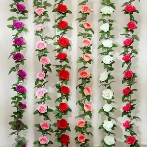 Proveedor de fábrica Rose Vine Rose Garland Flower Garland