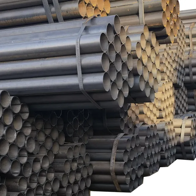 ASTM 235 블랙 철 원활한 용접 탄소강 튜브 파이프 건축 자재