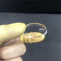Piezas de reloj de fábrica, reloj de pulsera personalizado de cristal acrílico con cúpula, cristal con cyclops