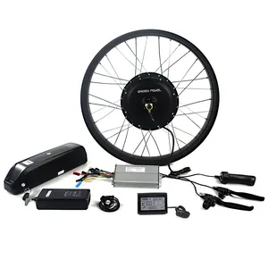 Greenpedel 24 28 Inch Rear Wheel 50 MPH 48V 750 Watt 1000w Electric Bike Hub Motor Cycle Kit With Battery