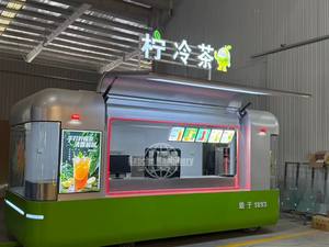 Remorque alimentaire mobile en acier inoxydable, très demandée, le premier choix pour les entreprises de pizzas, de burgers et de hot-dogs - Product Image 4