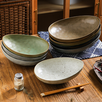 HIXIN Bols à soupe et à nouilles en céramique émaillée de style japonais rétro, adaptés au micro-ondes, pour restaurants et usage domestique