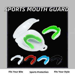 Protège-dents de hockey sur glace personnalisé POWER HINT, moulage par injection, écologique, en matériau EVA, appareil orthodontique, anti-tech - Product Image 2