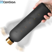 Bouteille d'eau en plastique personnalisable, en Tritan sans BPA, PETG, capacité personnalisée, pour sportif, 1 l