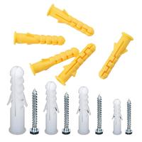 Haute qualité manchon Nylon vis boulons bouchon en plastique Tube d'expansion en plastique développer clou PE matériel mur ancre