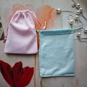 Sac à Bijoux en Velours de Haute Qualité, Couleurs Assorties, avec Cordon de Serrage, Logo Personnalisé, Réutilisable, Écologique, pour Colliers et Bagues - Grande Vente - Product Image 6