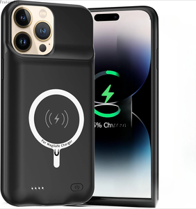 Coques de <span class=keywords><strong>batterie</strong></span> <span class=keywords><strong>externe</strong></span> pour téléphone portable avec clip arrière, chargeur sans fil, étui de protection pour <span class=keywords><strong>iPhone</strong></span> 13-17, coque de <span class=keywords><strong>batterie</strong></span> <span class=keywords><strong>externe</strong></span> - Product Image 1