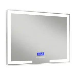 Espejo de Baño LED con interruptor de sensor táctil antiniebla, con altavoz