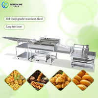 Machine à frire les boulettes de viande et les torsades, largement utilisée pour la transformation commerciale des snacks
