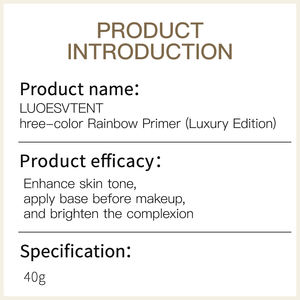 العلامة التجارية الفاخرة العلامة التجارية الخاصة دوامة صيغة قاعدة التمهيدي يحتوي على 3 أصباغ تصحيح اللون حتى لون البشرة - Product Image 6