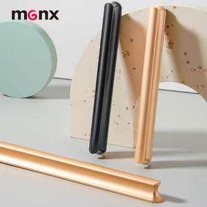 Toptan Lüks Gardırop Çekme Kolu Mutfak Dolabı Kolu Alüminyum Alaşımlı Mobilya Çekmece Dolap Kolları - Product Image 2