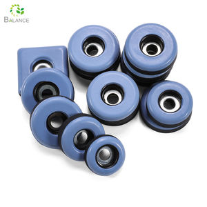 Coussinets coulissants pour jambes de chaise à glissement facile Pieds de meubles Glissières en PTFE avec vis et clou - Product Image 4