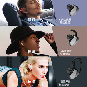 Tws Earphones With Noise Cancelling Bluetooth 5.1 Type C Charging Case Sports Earbuds For Running And Workout - Product Image 2