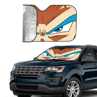 Pare-soleil pliable Dragon Ball Z Dragonball Anime 70x130cm en film pour pare-brise de voiture, accessoire de style automobile