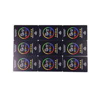Tarjeta de Acceso NFC RFID MF 1K NFC213/215/216 Negra Personalizada para Control de Acceso en Hoteles, Membresías e Identificación