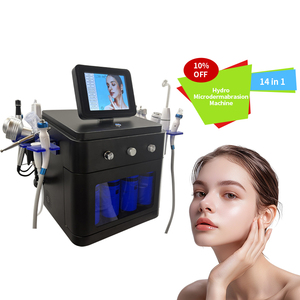 Appareil d'hydro-microdermabrasion 14 en 1 pour les soins du visage, appareil d'hydro-dermabrasion pour l'exfoliation de la peau, équipement de beauté hydro - Product Image 2