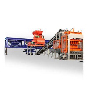 Máquina Hidráulica para Fabricar Bloques de Enclavamiento QT5-15 con PLC y Motor para Línea de Producción de Bloques de Cemento, Adoquines y Ladrillos de Hormigón - Product Image 1