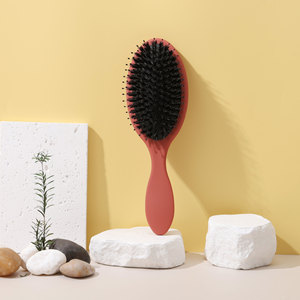 Spazzola per Capelli BLISSLIFE con Logo e Confezione Personalizzati, Colore Marrone, Setole Morbide di Cinghiale, Districante, con Cuscino d'Aria - Product Image 5
