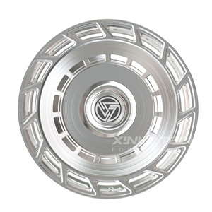 ล้อฟอร์จโมโนบล็อก XINLAI แบบขัดเงาสีเงิน รุ่น Aero Turbine Disc ขนาด 5x120 5x114.3 5x112 สำหรับ BMW สำหรับ Audi สำหรับ Mercedes-Benz - Product Image 3