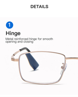 Vente en gros de montures Spectate Lunettes anti-lumière bleue Lunettes de lecture unisexes
