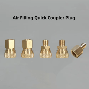 อะแดปเตอร์ปลั๊กเชื่อมต่อแบบปลดเร็วสำหรับเติมก๊าซ HPA CO2 พร้อมข้อต่อแบบปลดเร็วขนาด 8 มม. 1/8BSPP G1/8 1/8NPT M10x1 อุปกรณ์เสริมข้อต่ออากาศ - Product Image 1