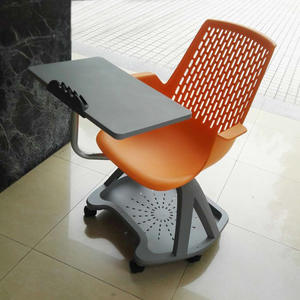 Öğrenciler İçin Katlanabilir Tablet Yazı Tahtalı Döner Sandalyeler, Okul Sınıfı ve Eğitim Odaları İçin Ergonomik Sandalye - Product Image 1