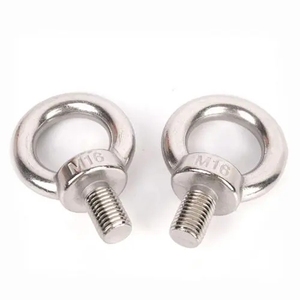 OEM ODM สลักเกลียวห่วงโลหะสแตนเลสแบบกำหนดเอง Ss304 316 Din580 ขนาด M6 M12 M16 สลักเกลียวยกแบบห่วง - Product Image 2