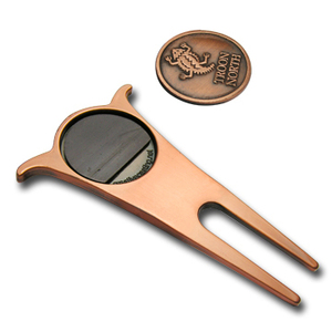 Outils de golf personnalisés en acier inoxydable, fourches de réparation de divots pour l'entretien des greens de golf - Product Image 2