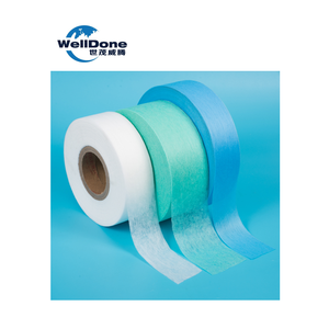 ผ้าไม่ถักทอซุปเปอร์ซึมซับ ระบายอากาศได้ดี เป็นมิตรกับสิ่งแวดล้อม ใช้สำหรับผลิตภัณฑ์สุขอนามัย - Product Image 1