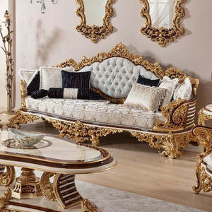 Лидер продаж: Роскошный турецкий офисный диван-комплект. Высококачественная классическая мебель. Элегантный и вневременной дизайн. - Product Image 5