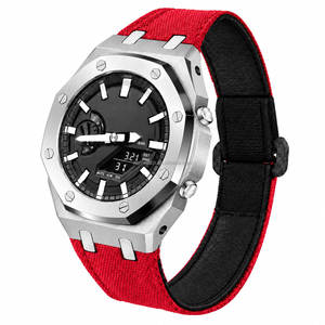 Kit de modification Ga2100 Gen 5, boîtier en acier inoxydable, bracelet en fibre de carbone, kit de modification de bracelet de montre, Casiaok <span class=keywords><strong>G</strong></span> <span class=keywords><strong>Shock</strong></span> Ga2110 - Product Image 4