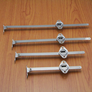 Palanca Neumática Xin Jieliang con Cabezal Redondo, Barra de Soporte Plegable para Puerta de Armario, Elevador de Cabecera, Acero Inoxidable, Duradera y Moderna - Product Image 1