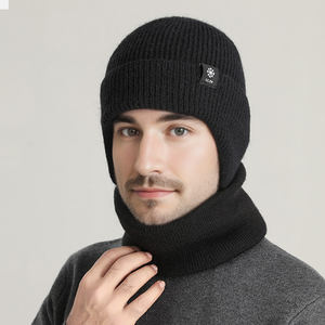 <span class=keywords><strong>Ensemble</strong></span> de <span class=keywords><strong>bonnet</strong></span> tricoté bon marché d'hiver <span class=keywords><strong>pour</strong></span> <span class=keywords><strong>homme</strong></span> en acrylique <span class=keywords><strong>pour</strong></span> l'extérieur avec protection <span class=keywords><strong>pour</strong></span> le vélo et le cou - Product Image 3
