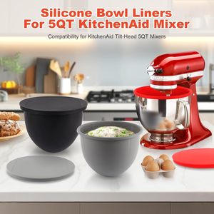 Revêtements de bol mélangeur en silicone imperméables pour les mélangeurs <span class=keywords><strong>KitchenAid</strong></span> - Product Image 2