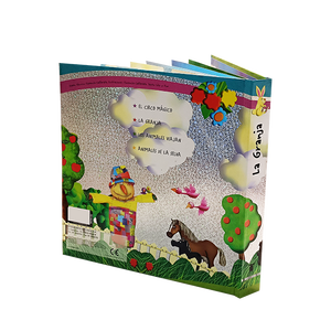Libro de cartón personalizado OEM para niños, Impresión de cuento, Educación Temprana, pop-up, <span class=keywords><strong>2022</strong></span> - Product Image 4