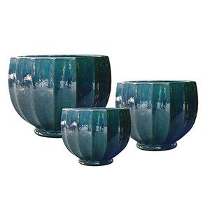 Pot de fleurs en céramique Grand pot de jardin d'intérieur en argile <span class=keywords><strong>Terre</strong></span> <span class=keywords><strong>cuite</strong></span> émaillée pour plantes pour utilisation en pépinière Disponible en petite <span class=keywords><strong>taille</strong></span> - Product Image 3