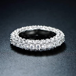 Anello con Design Geometrico su Tre Lati, Anello Semplice per Uomo e Donna - Product Image 3