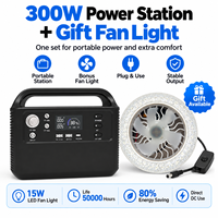 Kompakte Outdoor-Notstromversorgung 80000mAh 300W Solar-kompatibler Generator für Camping, Geschäfte und Händler