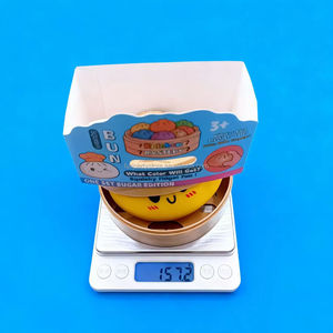 Wholesale Colorful Rainbow Dumpling Stress <b>Balls</b> Pu Material Sensory <b>Squeeze</b> Toy Soft 8.5cm Promotional Fidget Toy - Product Image 6