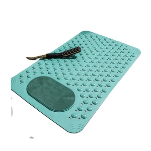 Tapis de bain inodore lavable de tapis de bain de PVC d'Eco-frendly avec des ventouses - Product Image 5