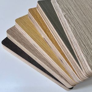 Tablero de Madera Contrachapada Recubierta de Melamina de <span class=keywords><strong>Nogal</strong></span>/Cerezo/Teca para Decoración de Paredes Interiores y Exteriores - Product Image 4