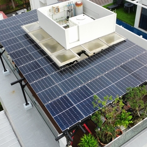 Sunforson khu dân cư carport năng lượng mặt trời nhà để xe nhôm nơi trú ẩn năng lượng mặt trời khung năng lượng mặt trời nơi trú ẩn trên sân thượng - Product Image 2