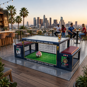 Tavolo da Calcio Balilla Arcade Senza Luci LED, Gioco da Calcio da Tavolo per Ufficio e Scuola - Product Image 1